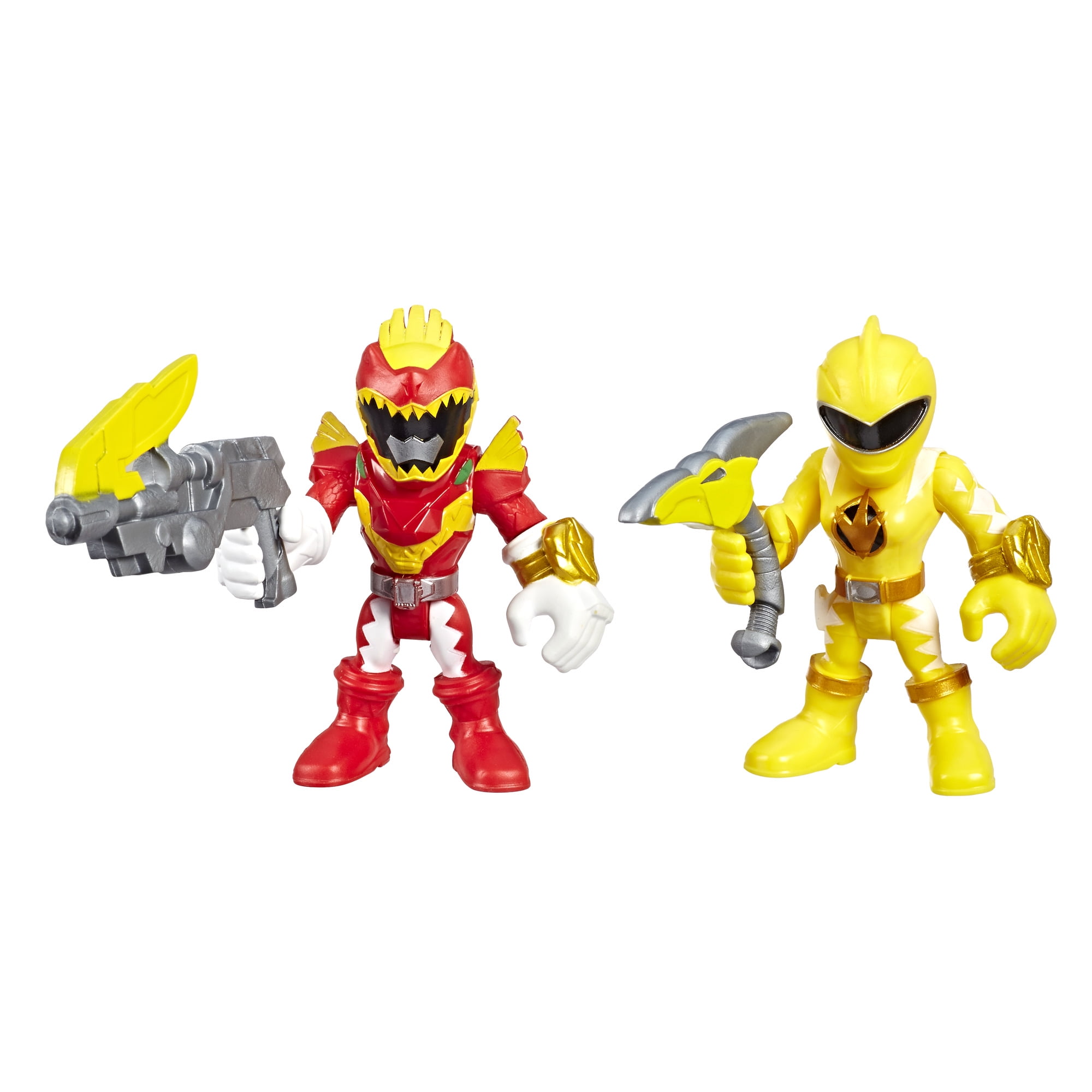 Playskool Heroes Power Rangers Red Ranger and Yellow Ranger