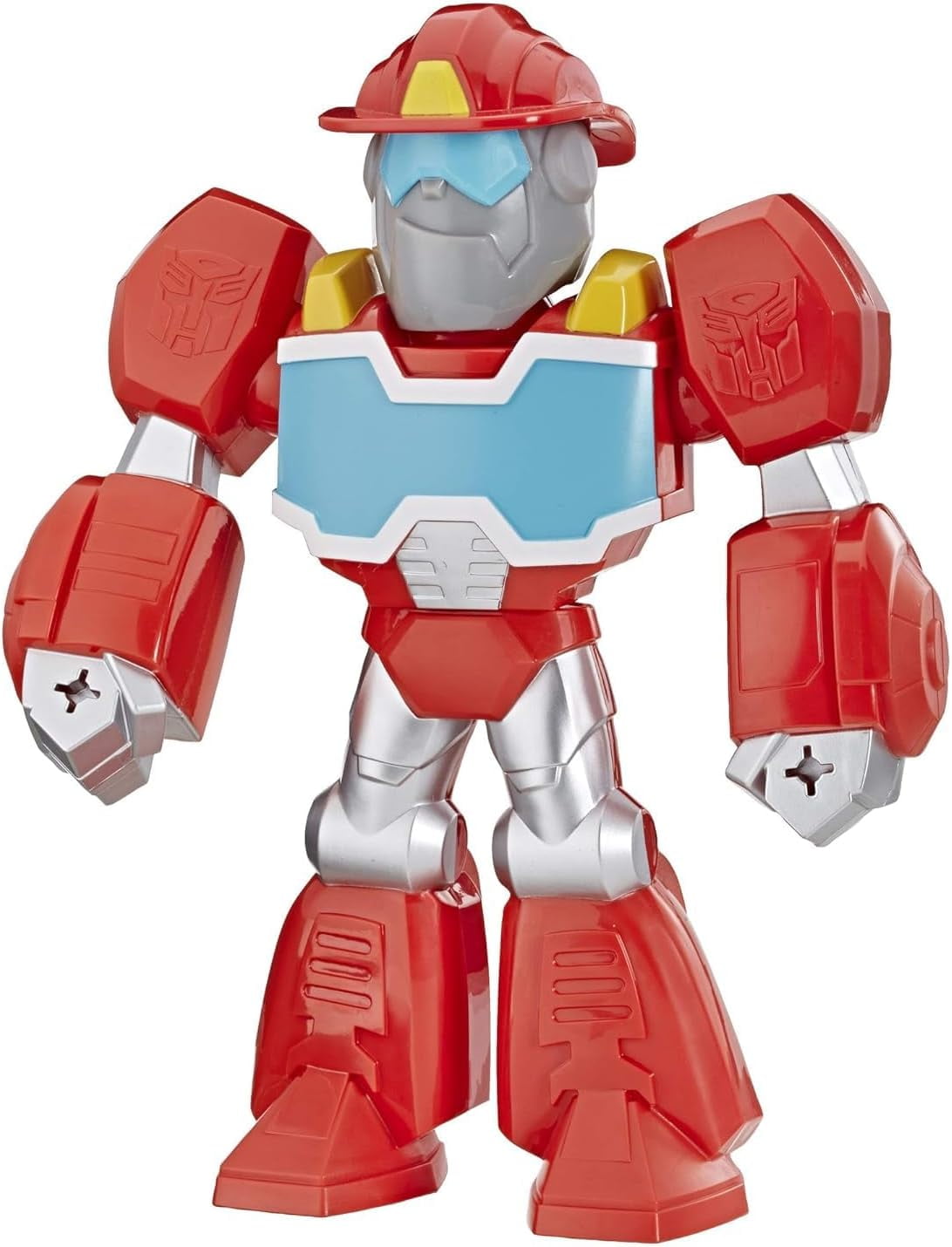 Playskool Heroes Transformers Rescue Bots Academy Mega Mighties Bumblebee, Action Figure 25cm, Giocattolo Per Bambini 3+ Anni - 4