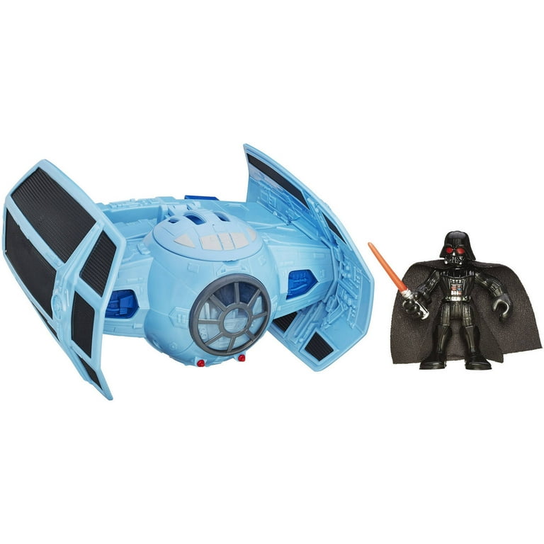 Playskool Heroes Star Wars Galactic Heroes Jedi Force TIE Advanced Fighter Vehicle with Darth Vader Figure