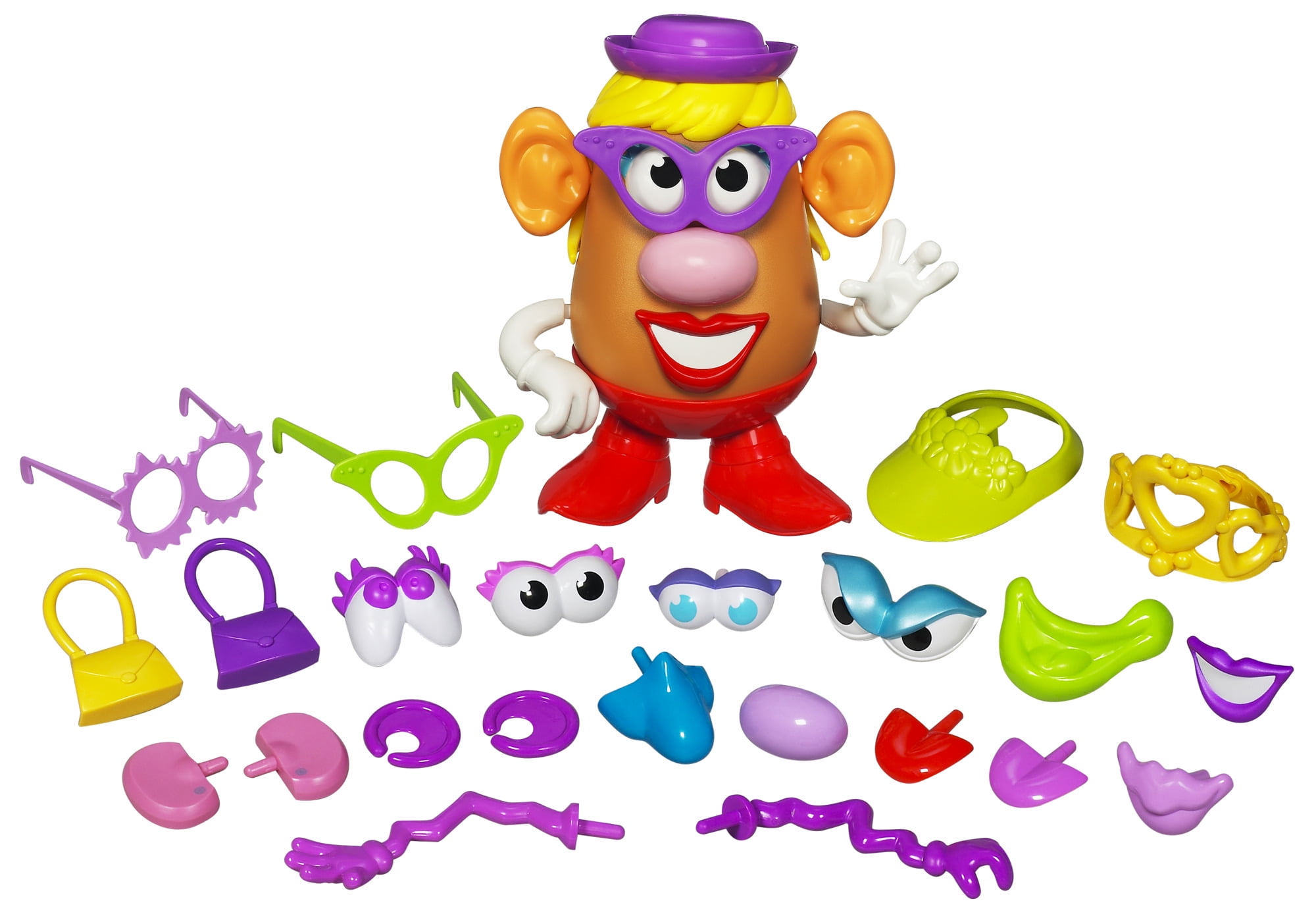 Playskool Mrs. Potato Head Silly Suitcase Parts and Pieces Toddler Toy for  Kids