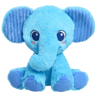 Peluche éléphant Elphee bleu (21 cm) : Done by Deer