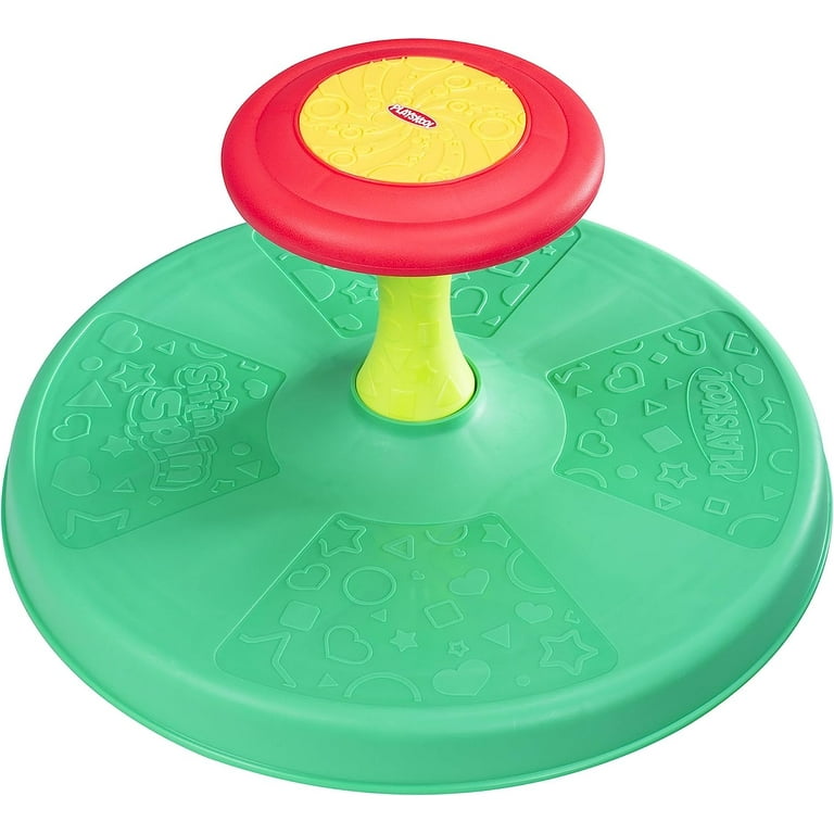 Playskool Sit N Spin, Classic Spinning Activity Toy with Music for