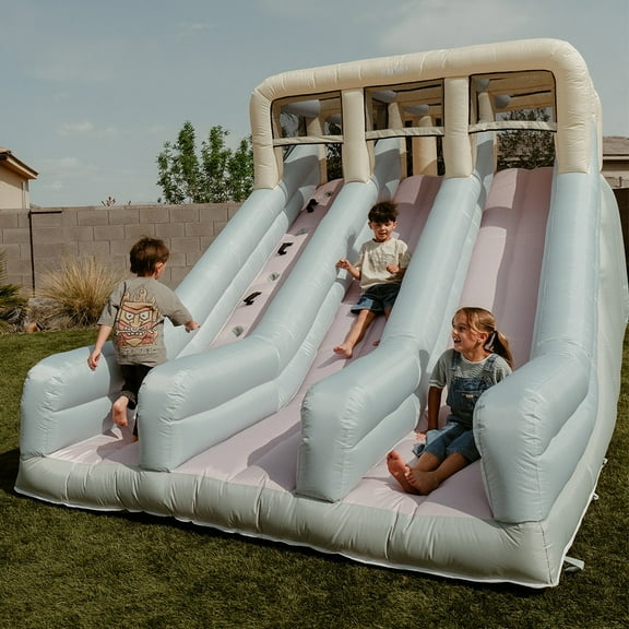 Playsmol Double Slide Inflatable Bounce House
