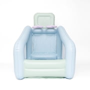 Playsmol Mini Dual Shot Basketball Inflatable Game Seafoam