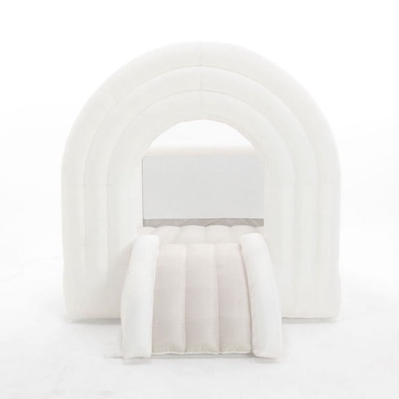 Playsmol Neutral Rainbow Bounce House 8x8