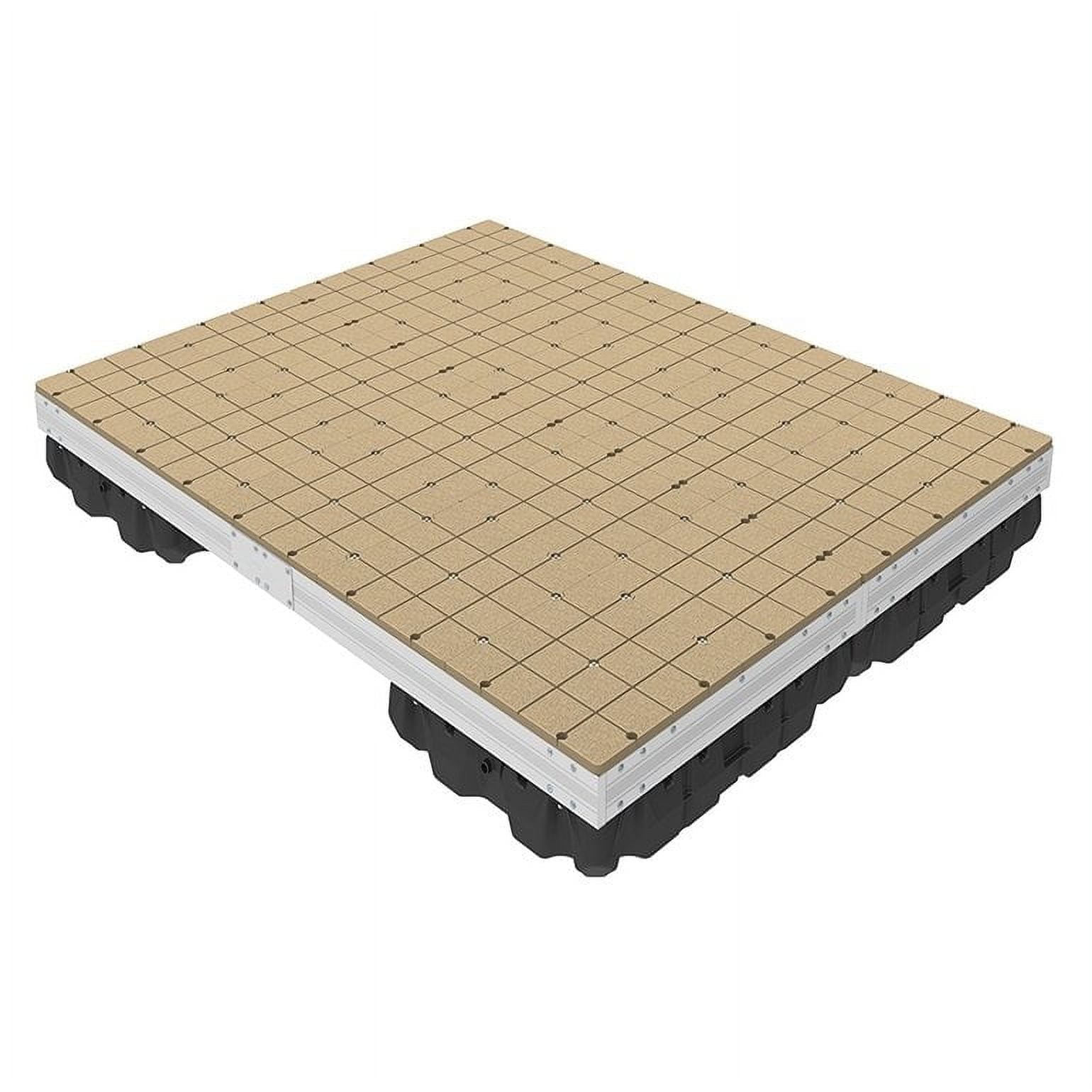Playstar 8'x10' Aluminum Floating Swim Raft for Lake, River Water with ...