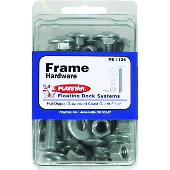 Playstar Dock Frame Hardware PS 1135 Metal Galvanized Dock Accessory