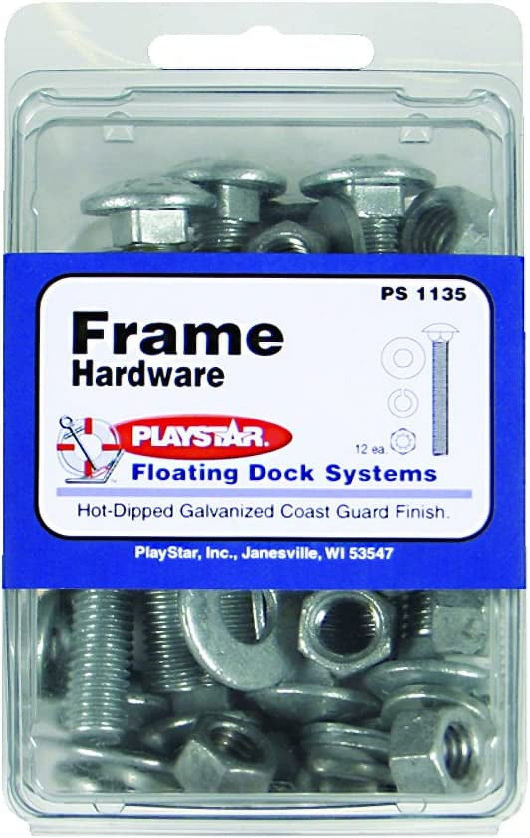 Playstar Dock Frame Hardware Metal Galvanized PS 1135 Dock Accessory