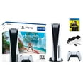 thumbnail image 1 of Playstation 5 1.8TB Upgraded Horizon Forbidden West Bundle with Cyberpunk 2077 and Mytrix Controller Charger, 1 of 5