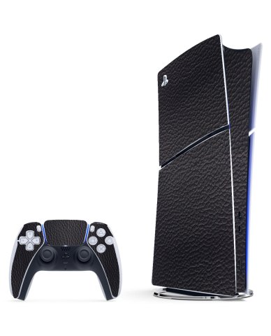 Playstation 5 Slim BLACK LEATHER Console Skin - Walmart.com
