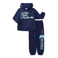 thumbnail image 1 of Playstation Boy's Graphic Hoodie with Matching Jogger Pant, 2 Piece Set, Sizes 4-16, 1 of 10