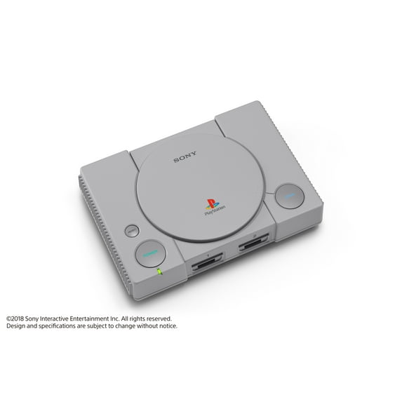 Playstation Classic Console with 20 Classic Playstation Games Pre-Installed Holiday Bundle, Includes Final Fantasy VII, Grand Theft Auto, Resident Evil Director's Cut and More