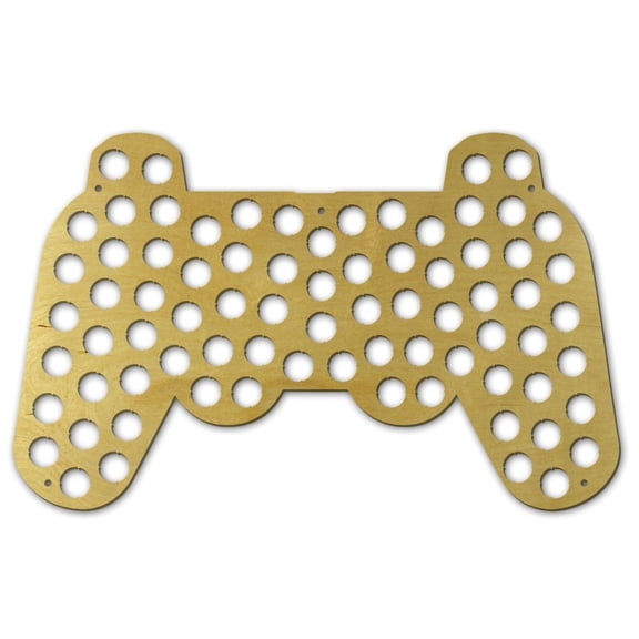 Torched Playstation Controller Beer Cap Holder Wall Mounted Decor 23"x14"x0.5"