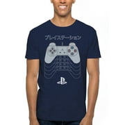 PLAYSTATION Controller Kanji Men's and Big Men's Graphic T-shirt