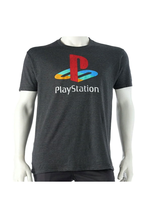 Men's T-Shirt Graphic Print Distressed Look Size Medium