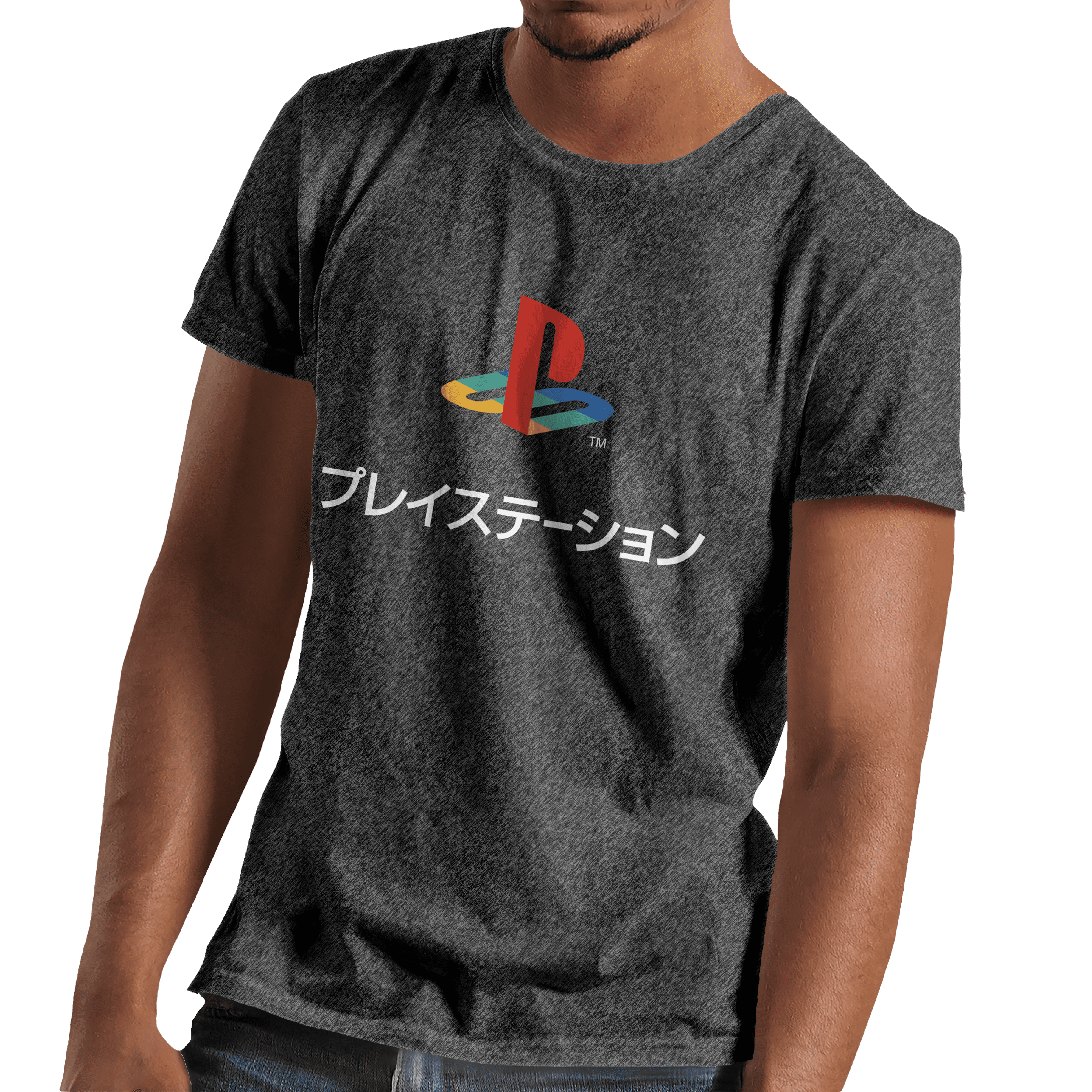 Playstation PS Logo with Kanji Lettering Mens and Womens