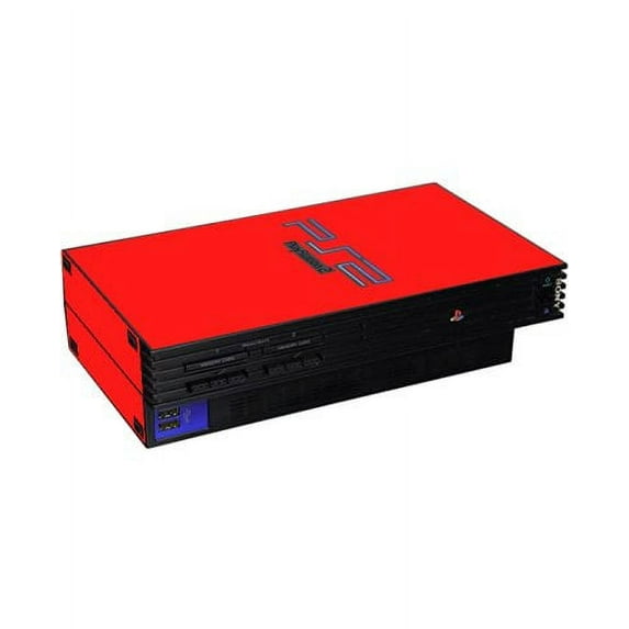 Playstation PS2 Fat Red Console Skin