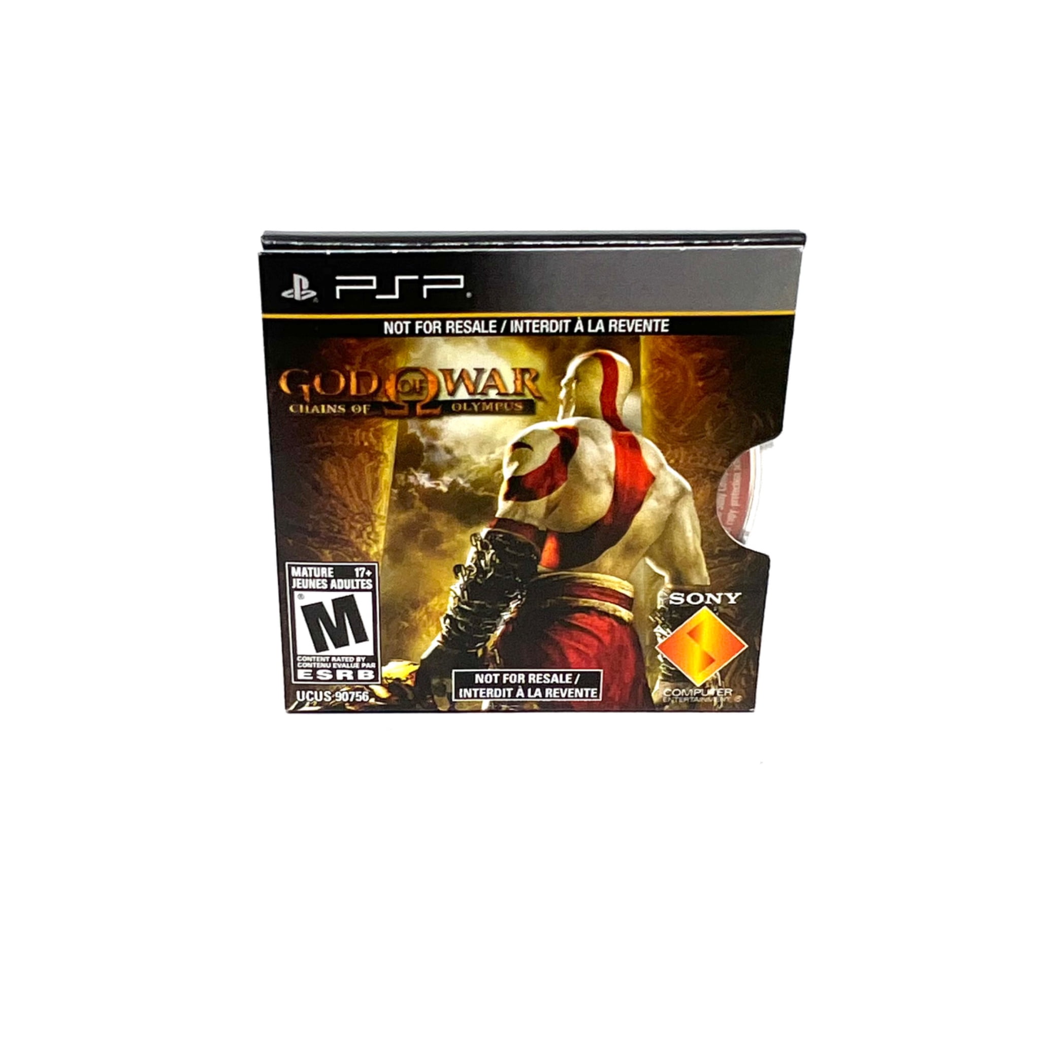 Playstation psp god of war chains of olympus walmart