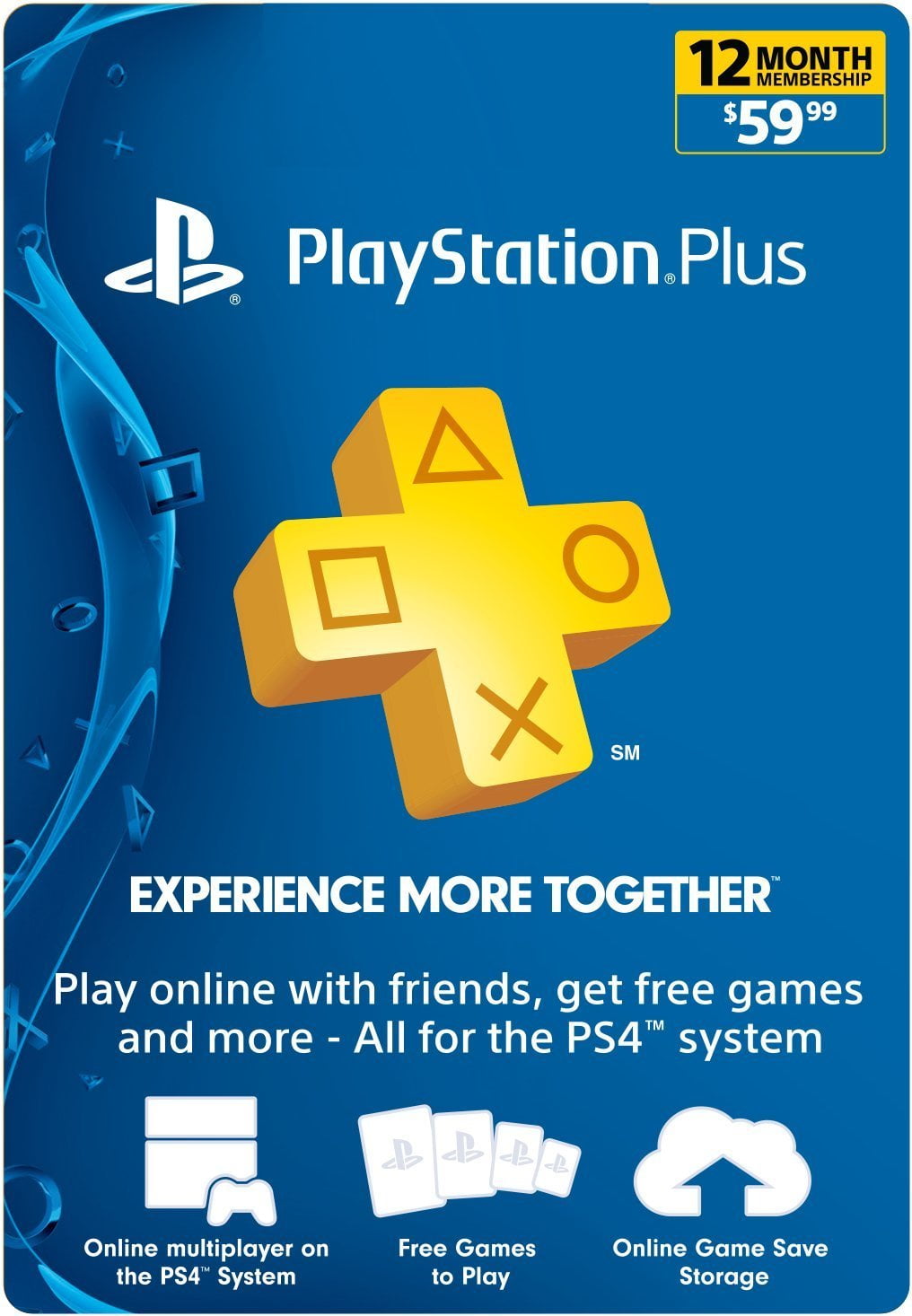 Playstation Plus 12 Months Subscription