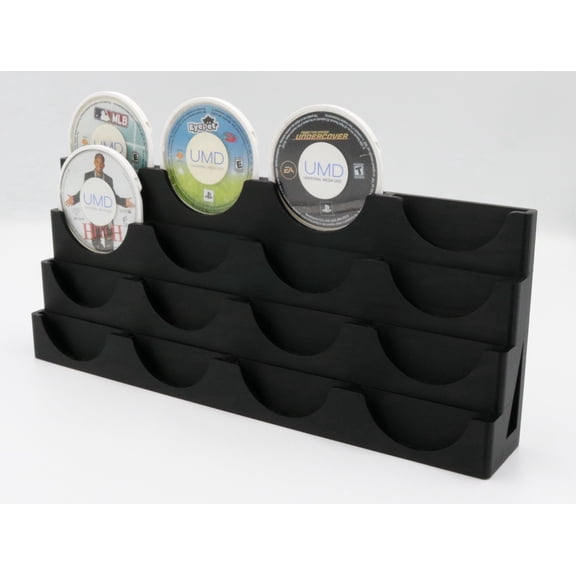Playstation Portable (PSP) UMD Display Stand Tower Game Holder - Holds 16 Discs