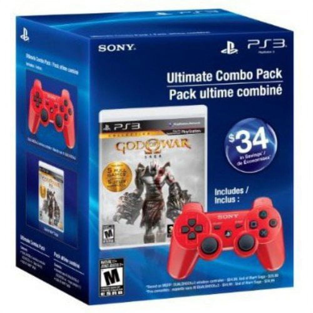 Playstation Ps3 God Of War Saga Dualshock 3 Bundle - Walmart.com