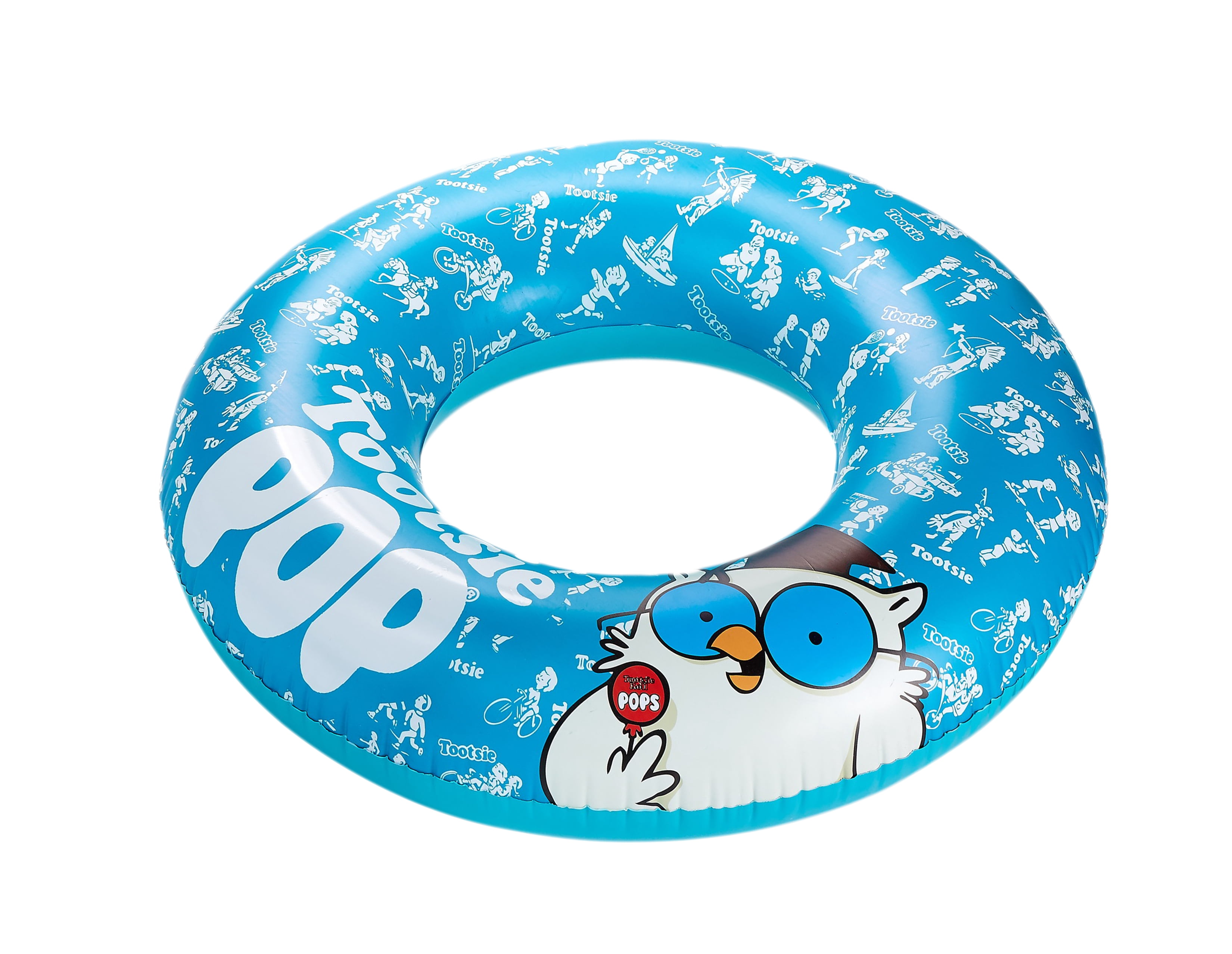 Playtek Toys Tootsie Pop Blue Tube Inflatable Pool Float