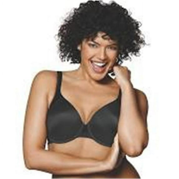 Playtex 00617914084363 Love My Curves Modern Underwire T-Shirt Bra - Oxford Black, Size 42C