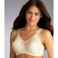 thumbnail image 1 of Playtex 18 Hour 4088 Breathable Comfort Lace Wirefree Bra White 42DDD Women's, 1 of 2
