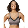 thumbnail image 1 of Playtex 18 Hour 4159 Active Breathable Comfort Wirefree Bra Excalibur/Black 40DD Women's, 1 of 2