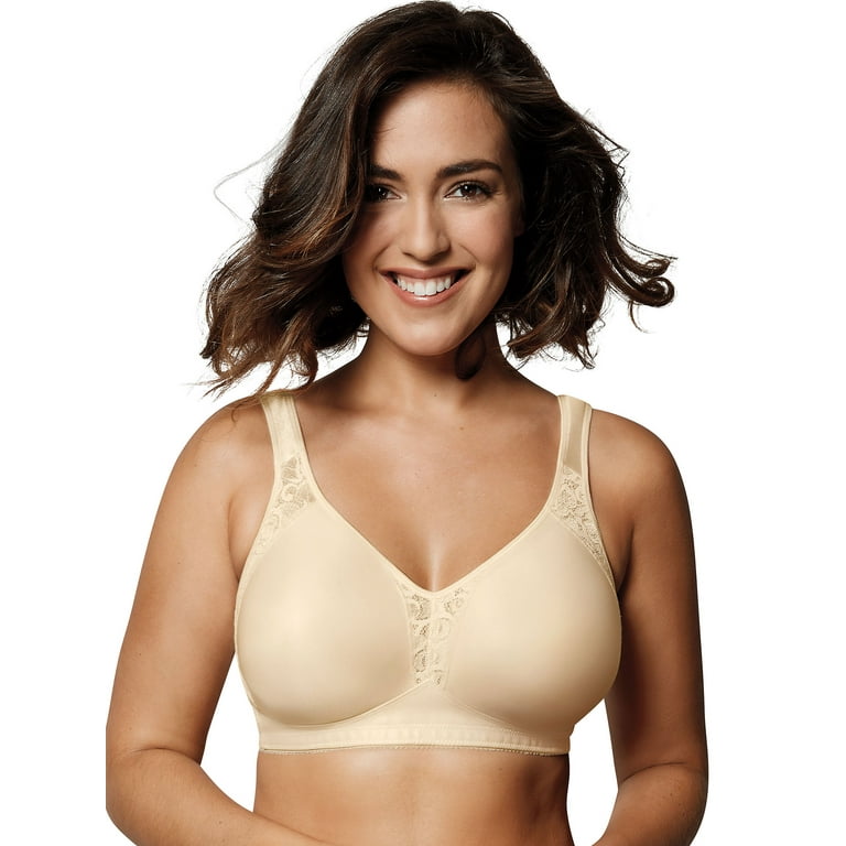 Playtex Women's 18 Hour Lace-Cup Wire-Free Bra, White, 36B : :  Clothing, Shoes & Accessories