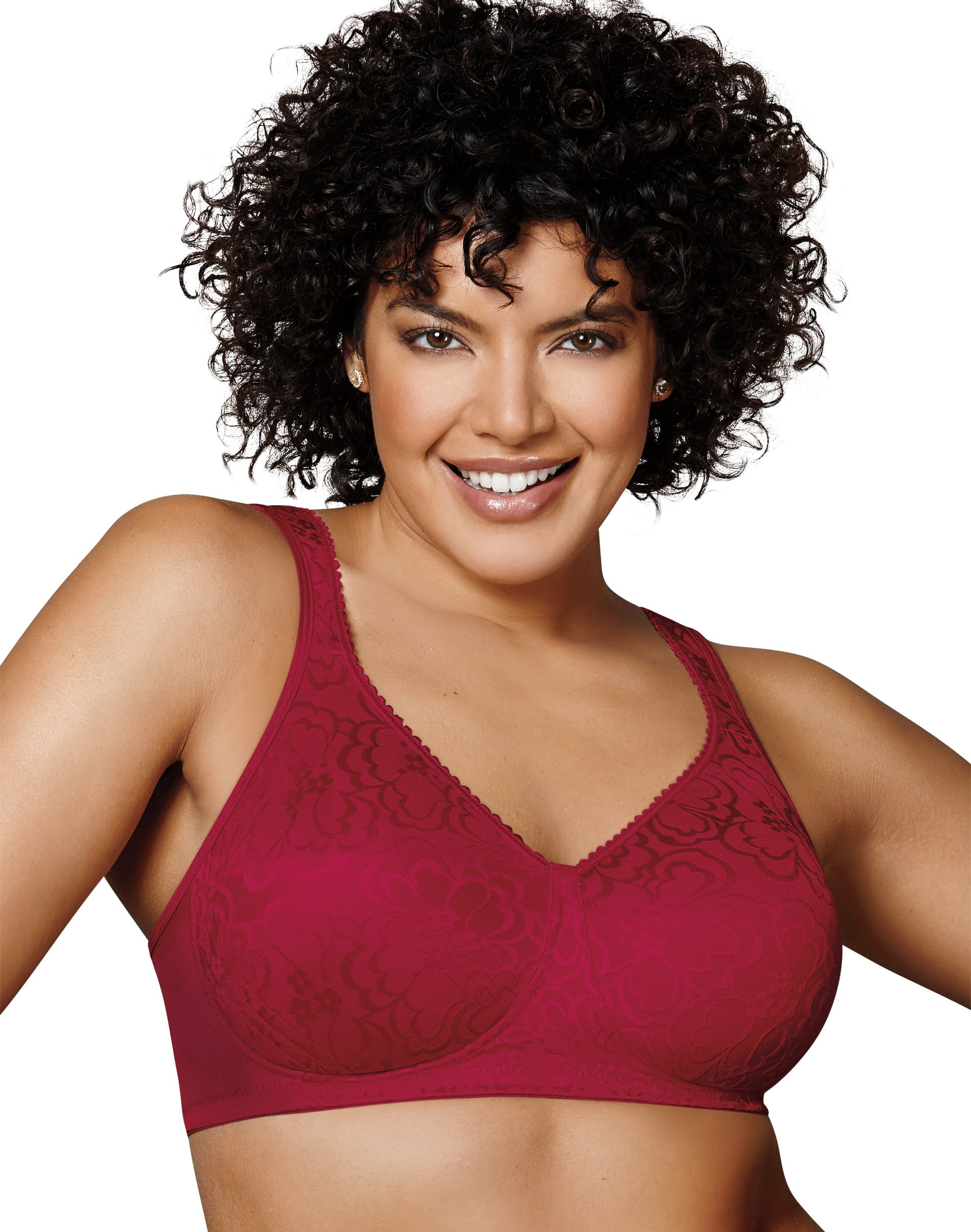 Playtex 18 Hour 4745 Ultimate Lift & Support Wirefree Bra Armature Red 36B  Women's