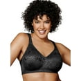 thumbnail image 1 of Playtex 18 Hour 4745 Ultimate Lift & Support Wirefree Bra Black 46D Women's, 1 of 7