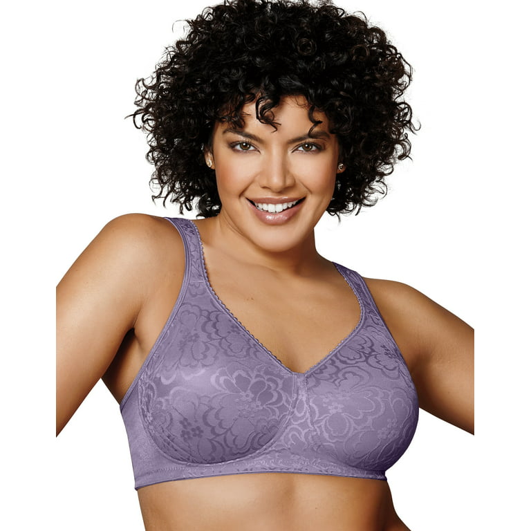Playtex 18 Hour 4745 Ultimate Lift & Support Wirefree Bra Plummed Out 36C  Women's 