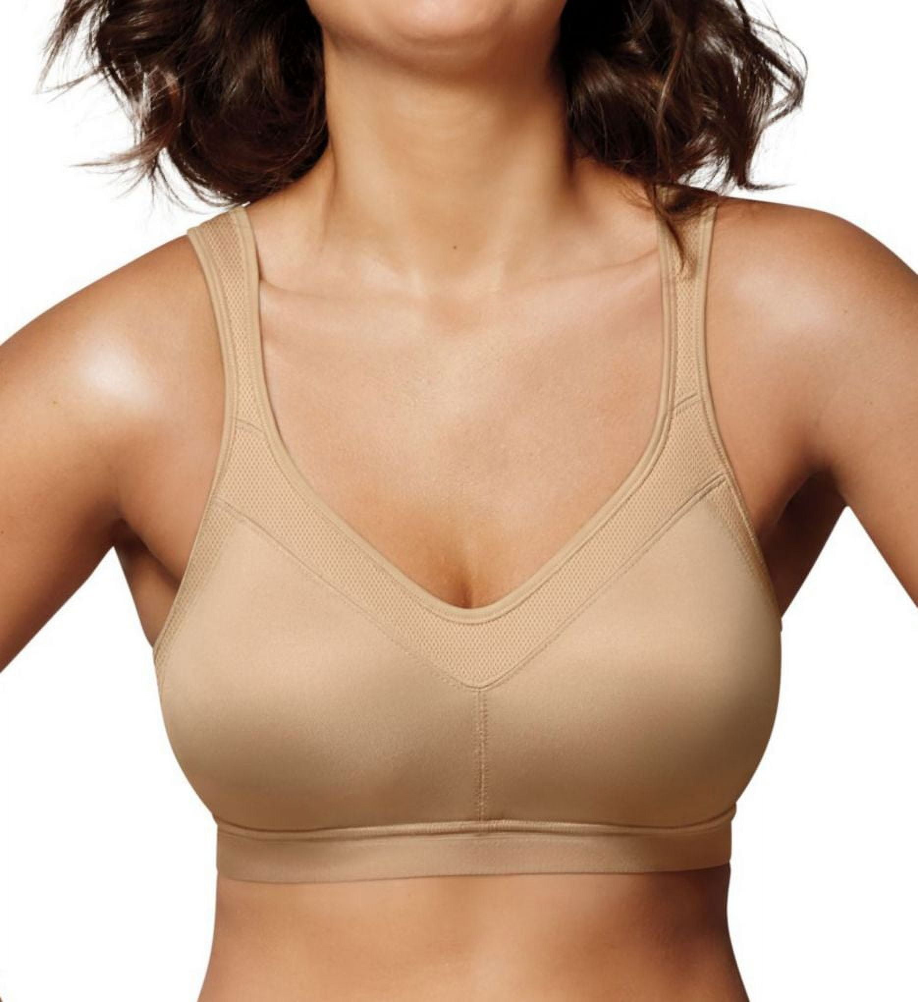 Playtex 18 Hour Active Breathable Comfort Full Coverage Wireless Bra Nude  38DDD Women's