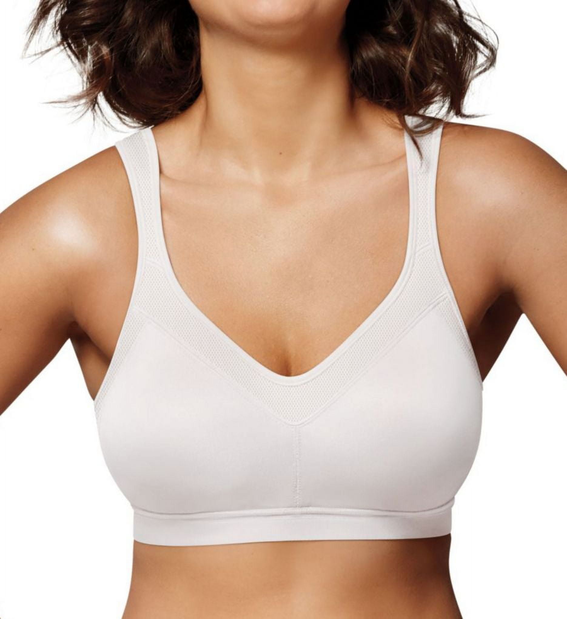 Playtex 18 Hour Active Comfort Wirefree Bra (5452) 36D/Nude at   Women's Clothing store