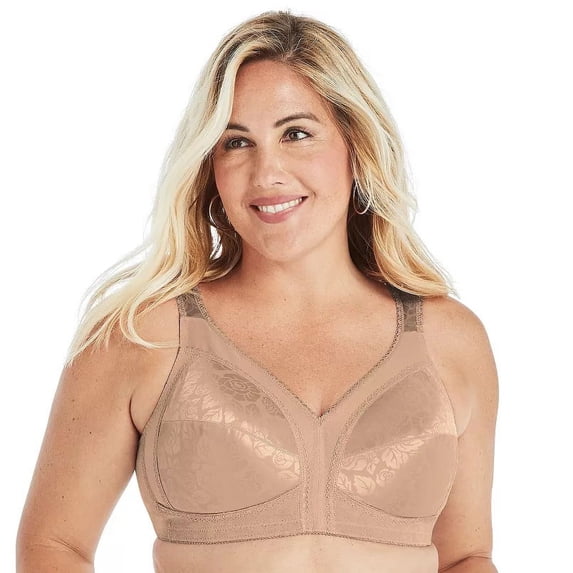 Playtex 18 Hour Active Breathable Comfort Wireless Tan Bra | Womens Size 42B | Racerback
