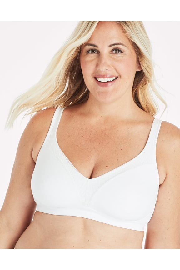 18 Hour Bounce Control Convertible Wirefree Bra Wicking Cool Comfort 4699
