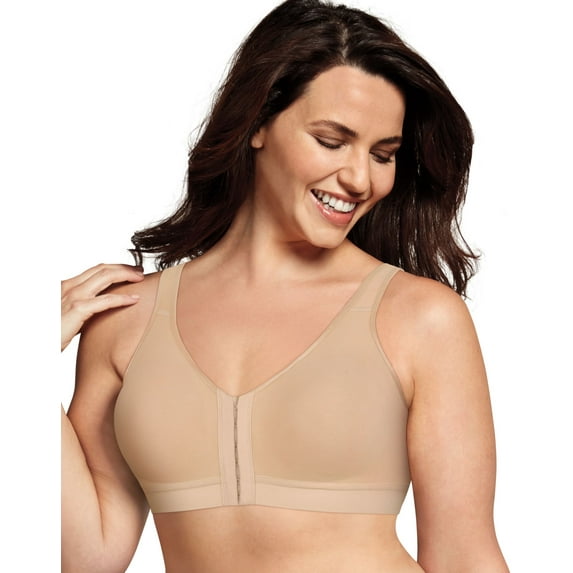 Playtex 18 Hour Cotton Comfort Front & Back Closure Bra, Style US400C