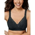 thumbnail image 1 of Playtex 18 Hour E515 Gorgeous Lift Wirefree Bra Black 38D Women's, 1 of 2