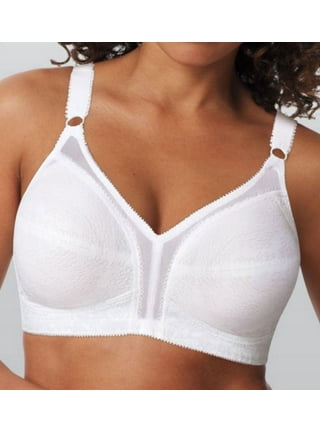 Elomi Womens Cate Wirefree Soft Cup Bra, 38F, White
