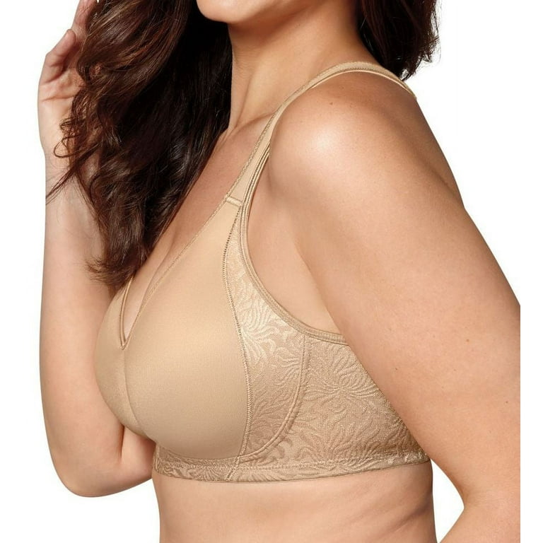 Playtex 18 Hour Side & Back Smoothing Wireless Bra Nude 36D Women's