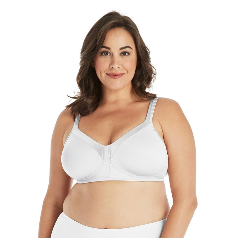 Deyllo Women's Smooth Seamless Soft Cup Full Figure Plus Size