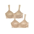 thumbnail image 1 of Playtex 18 Hour Ultimate Lift & Support Wireless Bra, 2-Pack Nude/Nude 36B Women's, 1 of 7