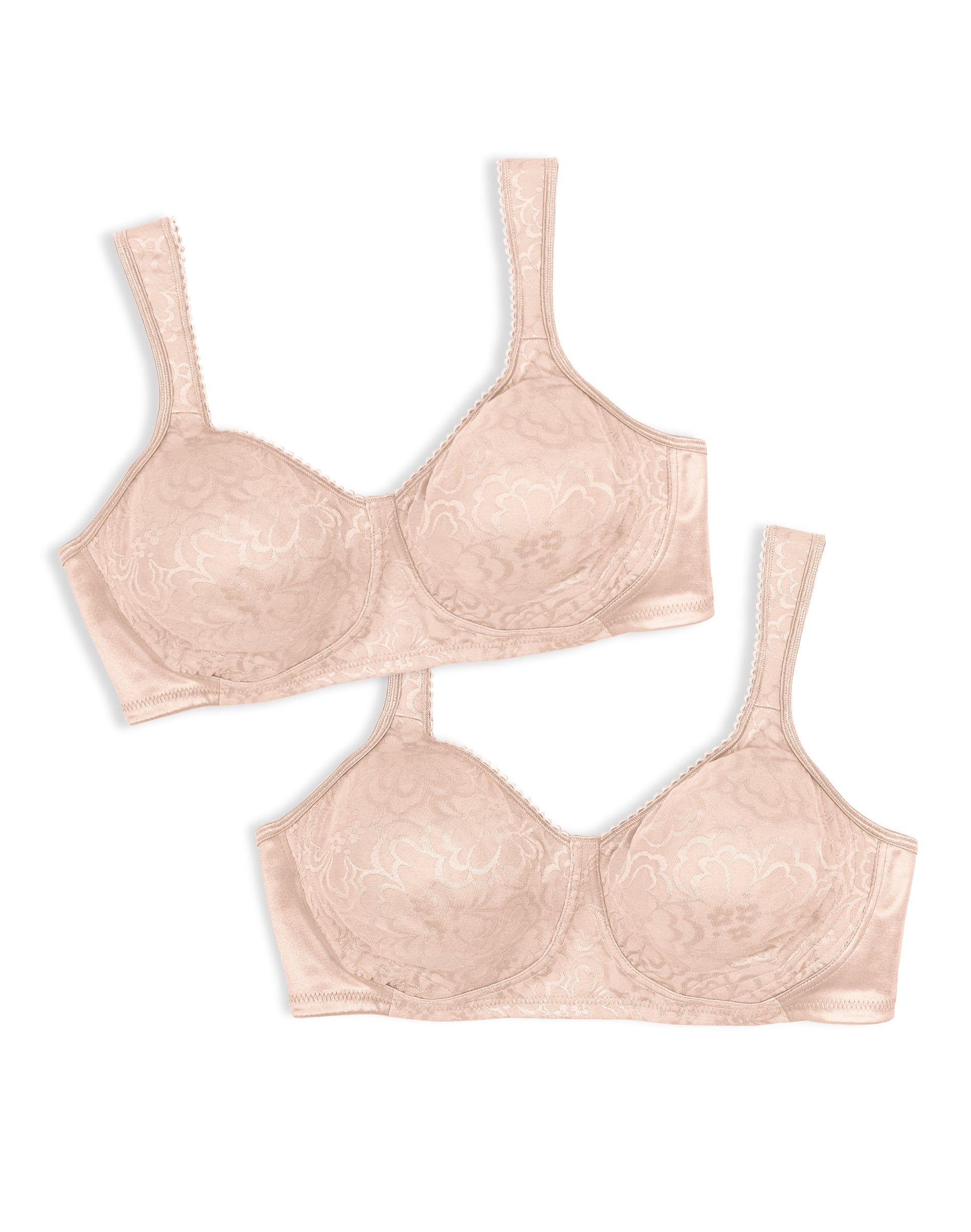 Playtex 18 Hour Ultimate Lift & Support Wireless Bra, 2-Pack Sandshell/Sandshell 38B Women's
