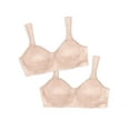thumbnail image 1 of Playtex 18 Hour Ultimate Lift & Support Wireless Bra, 2-Pack Sandshell/Sandshell 38C Women's, 1 of 7