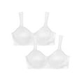 thumbnail image 1 of Playtex 18 Hour Ultimate Lift & Support Wireless Bra, 2-Pack White/White 36DD Women's, 1 of 7