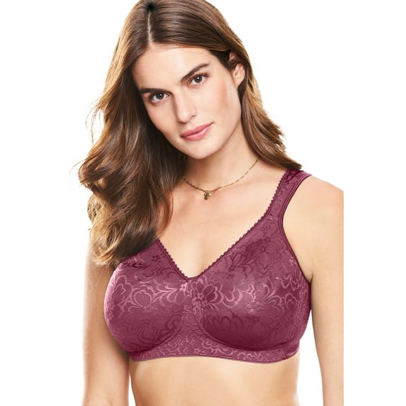 Playtex® 18 Hour® Ultimate Lift & Support Wireless Bra 4745 Color: Rustic Berry Red Size: 38 C