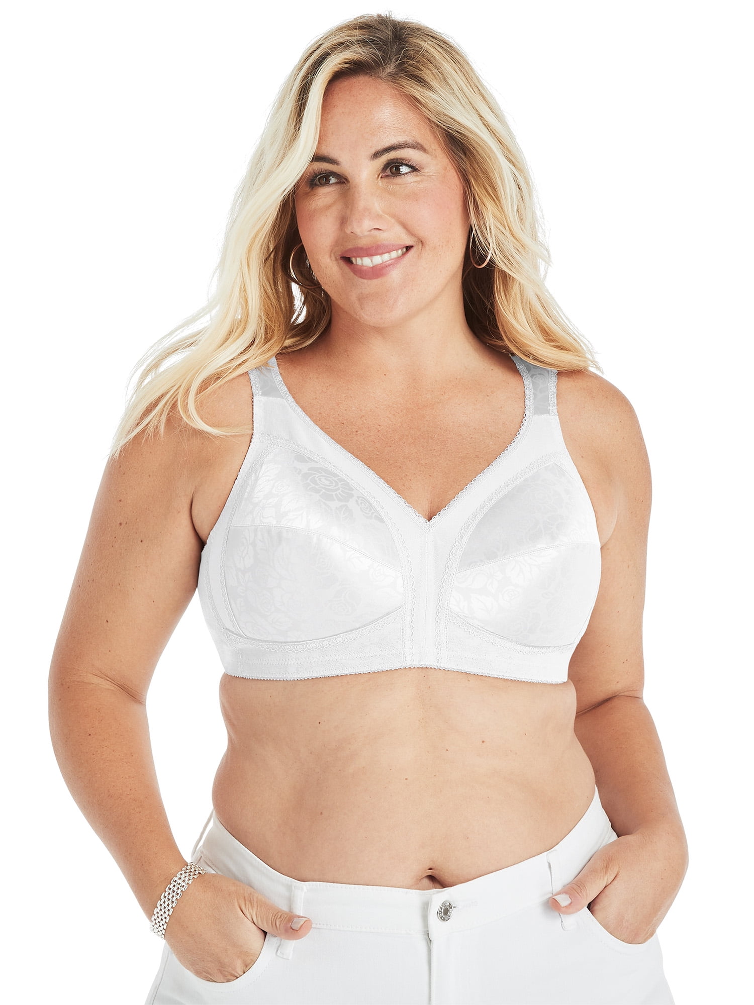 Playtex 18 Hour Bounce Control Convertible Wirefree Bra Wicking Cool  Comfort 4699 