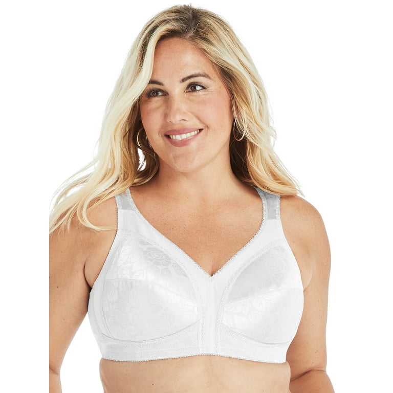 Playtex 18 Hour Ultimate Shoulder Comfort Wireless Bra White 44C Women's