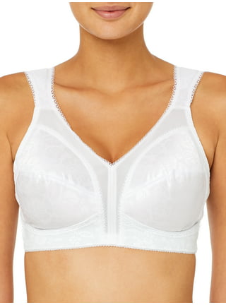 Women's Cotton Bra Seamless Unlined Plus Size Comfort Full Coverage Bra 44G